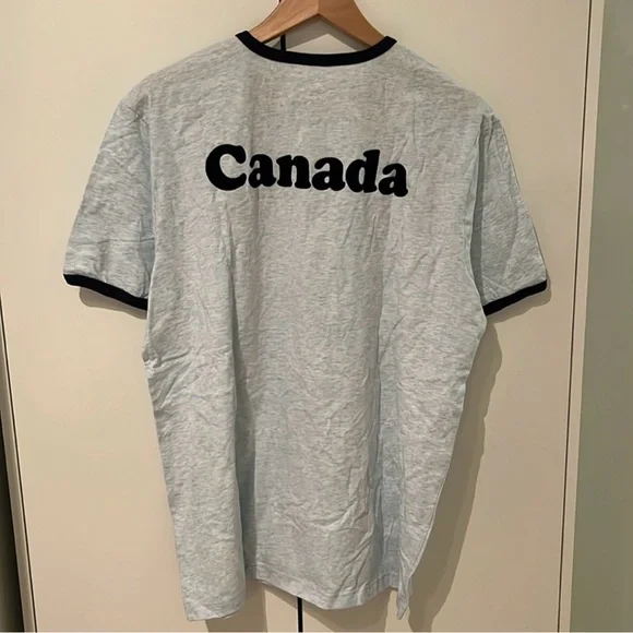 Men's Roots Blue Heather Short Sleeve Top - Picture 6 of 8